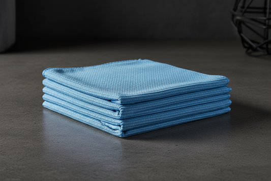 Sigma car detailing stack of glass cleaning cloths