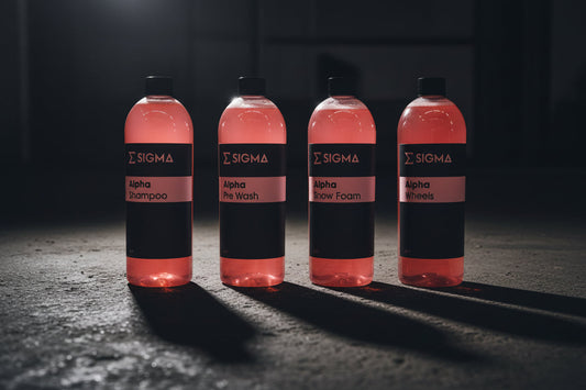 The Alpha Range - essential car cleaning kit for the exterior of your car